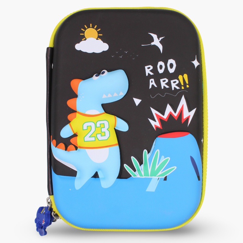 Dinosaur Pencil Case  Black