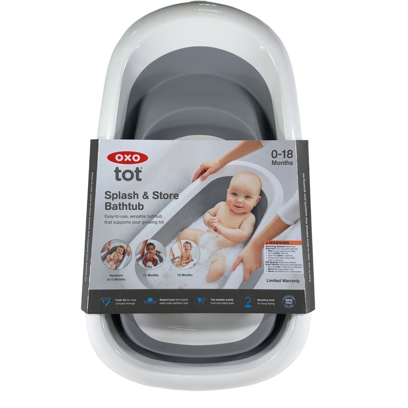 OXO Tot Splash & Store Baby Bathtub