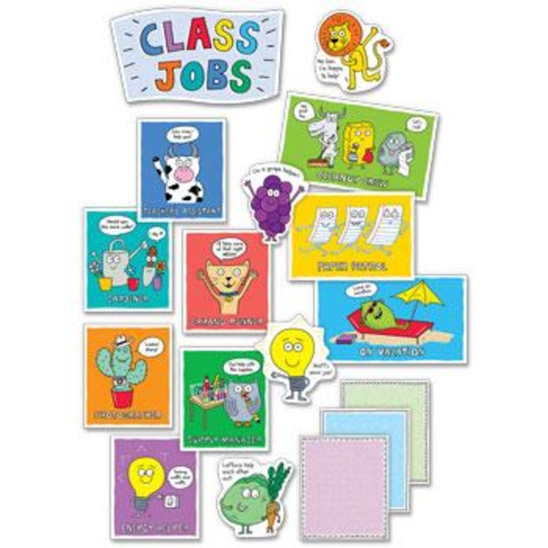 So Much Pun! Class Jobs Mini Bulletin Board