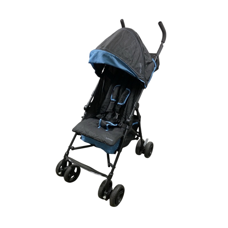 Summer Infant 3D Mini Stroller, Blue/Black, 2024