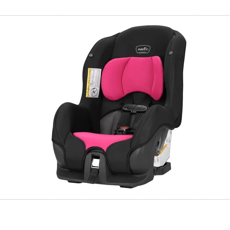Evenflo Tribute LX Convertible Car Seat – Solid Black (See Description)