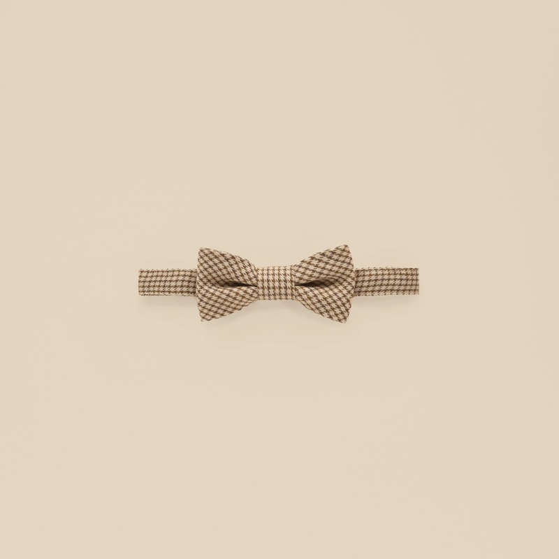 Noralee Bow Tie | Golden Houndstooth