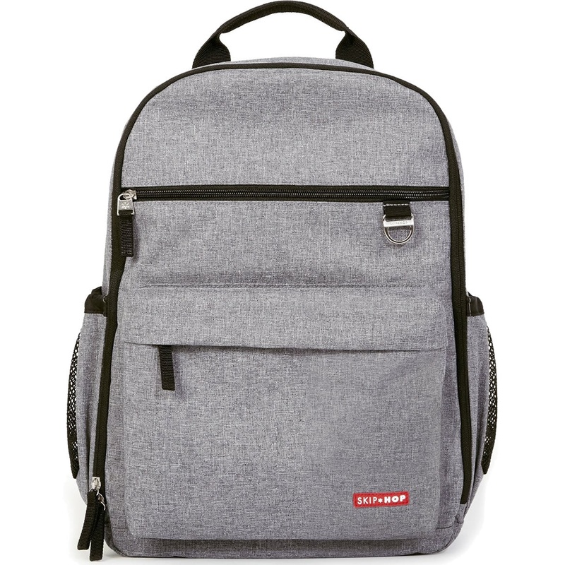 Skip Hop Duo Backpack Diaper Bag  – Heather Grey