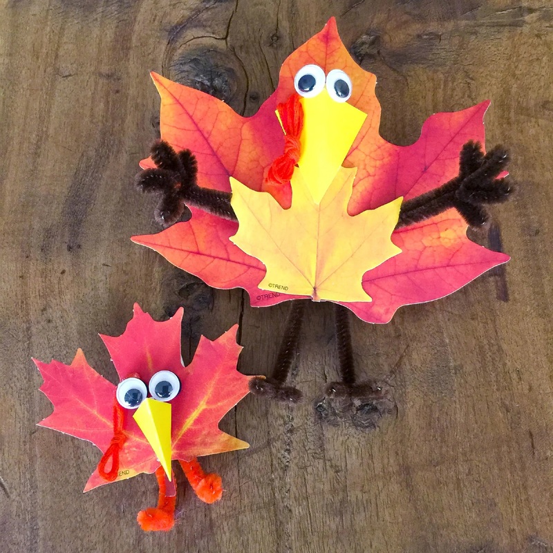 Thanksgiving Leaf Turkeys DIY
