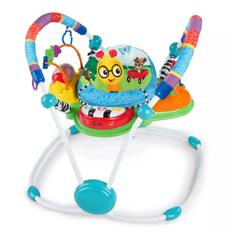 Baby Einstein Neighborhood Friends Activity Jumper with Lights and Music, 6 Months+, Max weight 25lbs., Unisex (See Description)