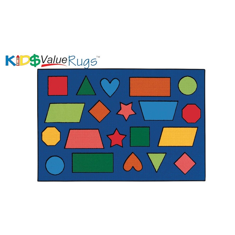 Color Shapes Value Rug (3′ x 4’6″)