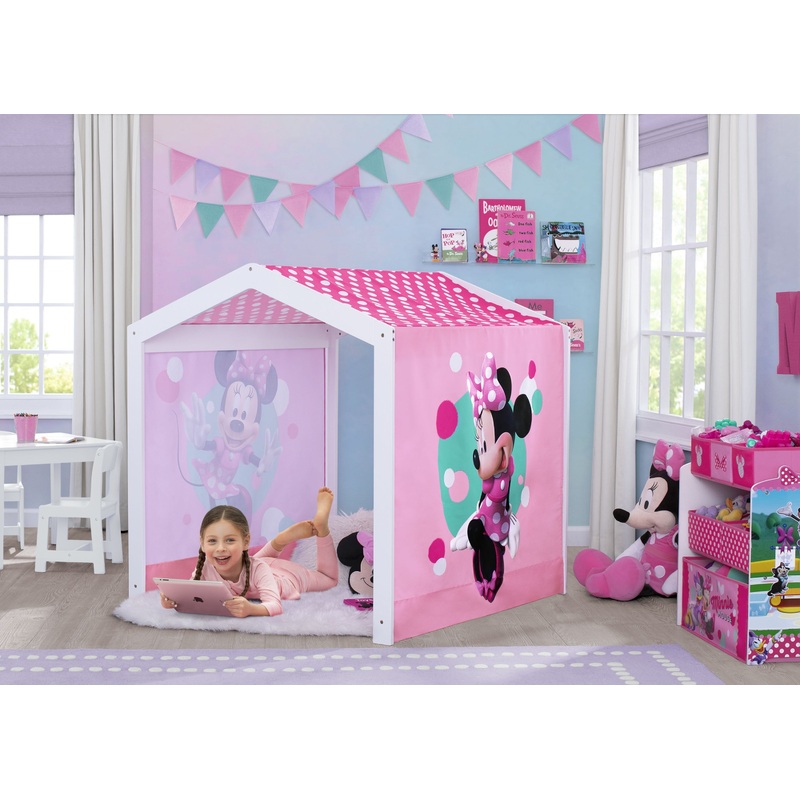 Minnie Mouse Indoor Playhouse with Fabric Tent for Boys and Girls