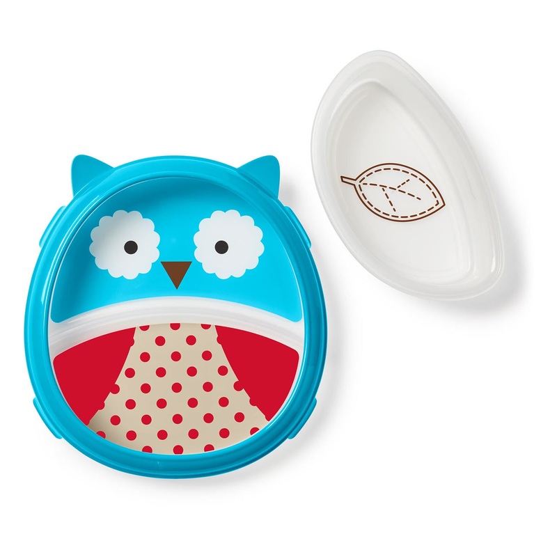 Skip Hop Zoo Smart Serve Plate & Bowl – Owl