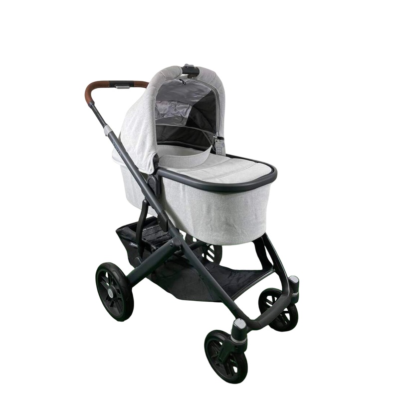 UPPAbaby VISTA V2 Bassinet, 2023, Anthony (White and Grey Chenille)