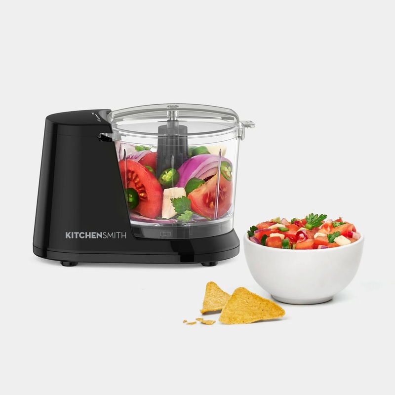 1.5 Cups 100W Mini Food Chopper Black
