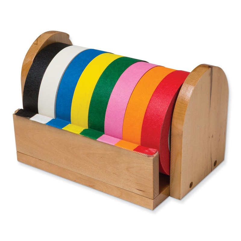 Wood Masking Tape Holder