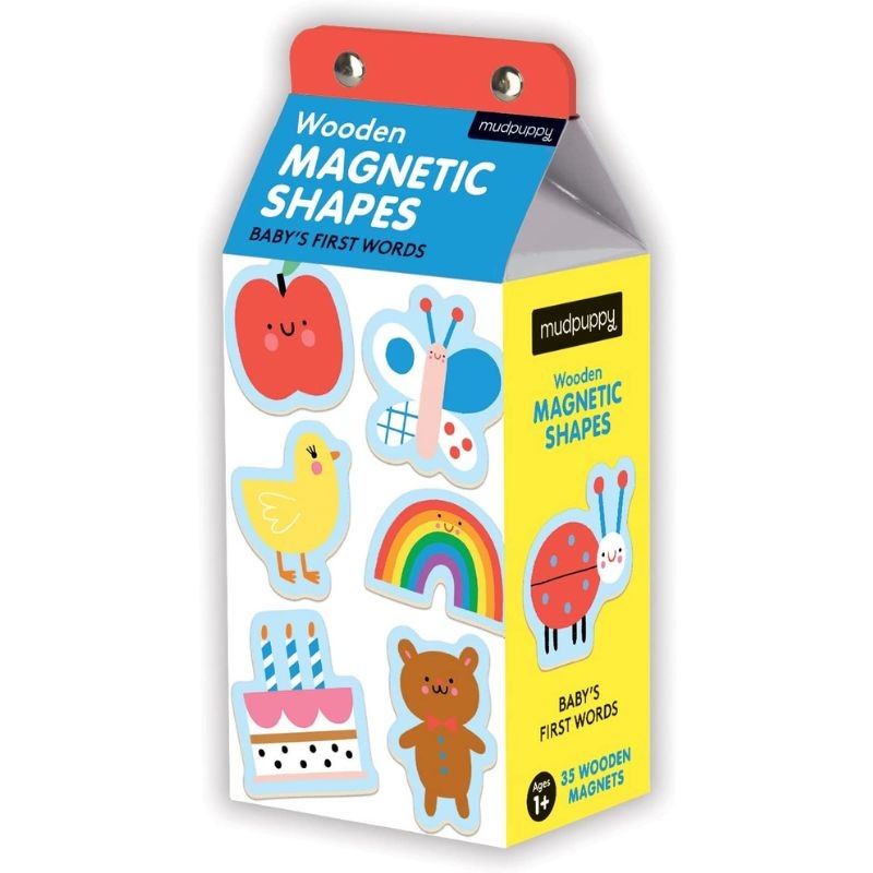Baby’s First Words Wooden Magnetic Shapes