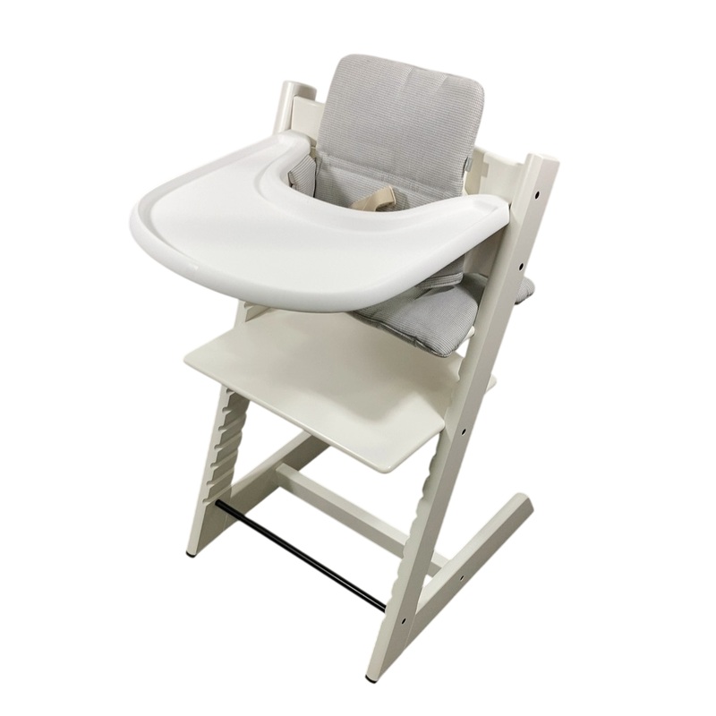 Stokke Tripp Trapp Complete High Chair, Nordic Grey, White