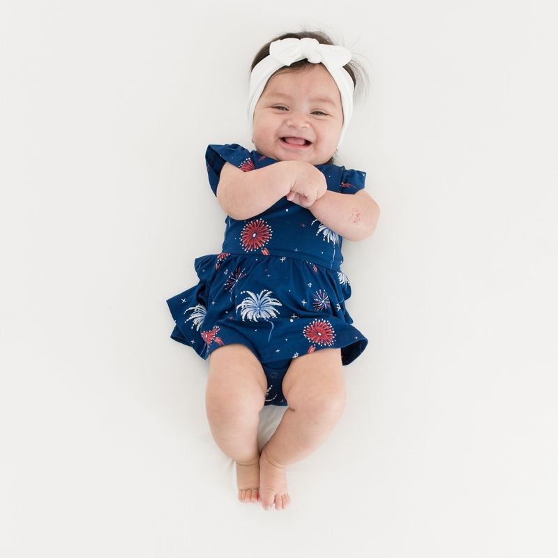 Twirl Bodysuit Dress in Celebration