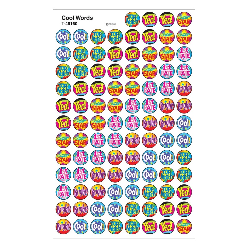 Cool Words superSpots Stickers