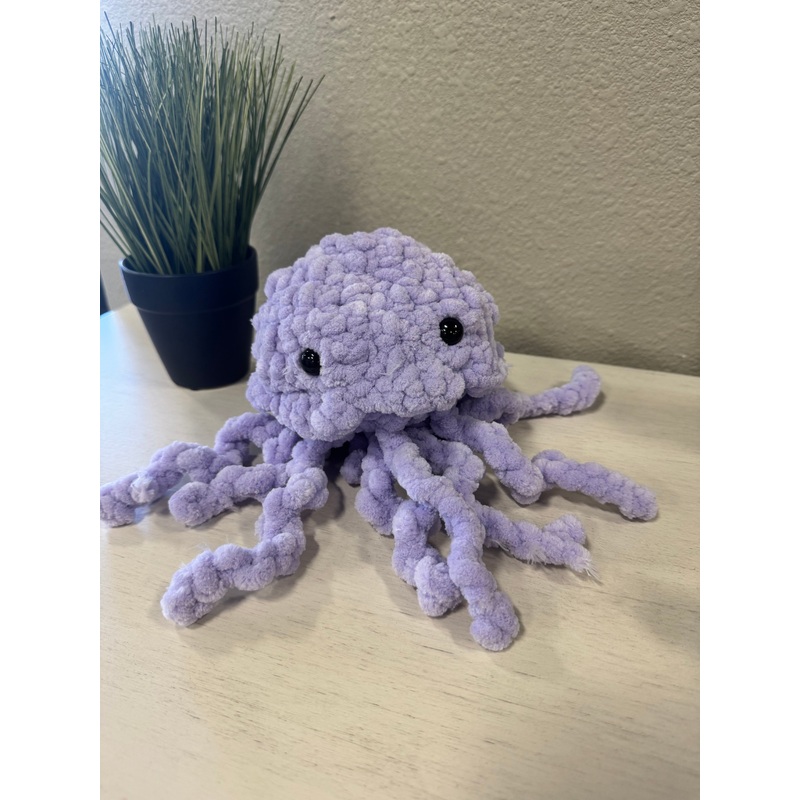 Crochet Purple Jellyfish