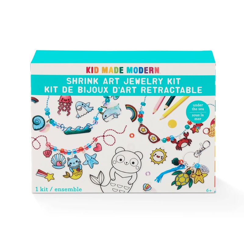 Kid Made Modern – Shrink Art Jewelry Kit Under The Sea