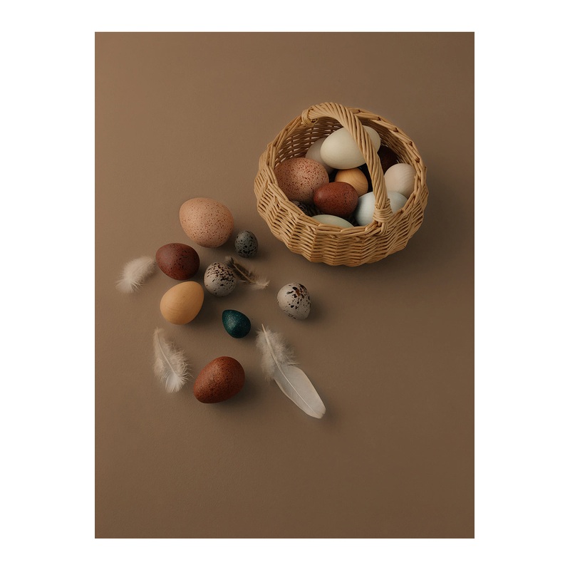 Moon Picnic A Dozen Bird Eggs In A Basket