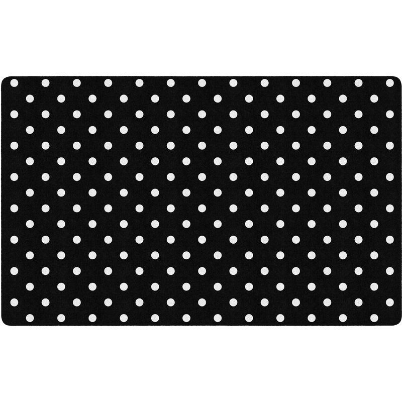 Black White & Stylish Brights Small Black & White Polka Dots