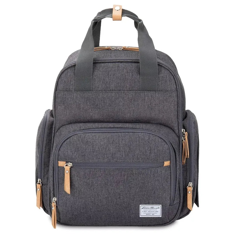Canyon Summit Convertible Diaper Bag – Gray