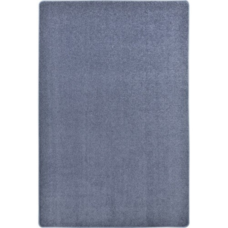 Endurance Solid Color Rug, 6′ x 9′ Rectangle, Glacier Blue
