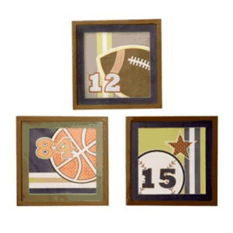 Lambs & Ivy Playoffs Framed Wall Art