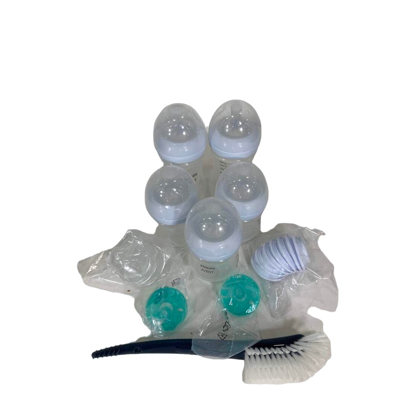 Philips Avent Natural Baby Bottle Newborn Starter Gift Set, Clear