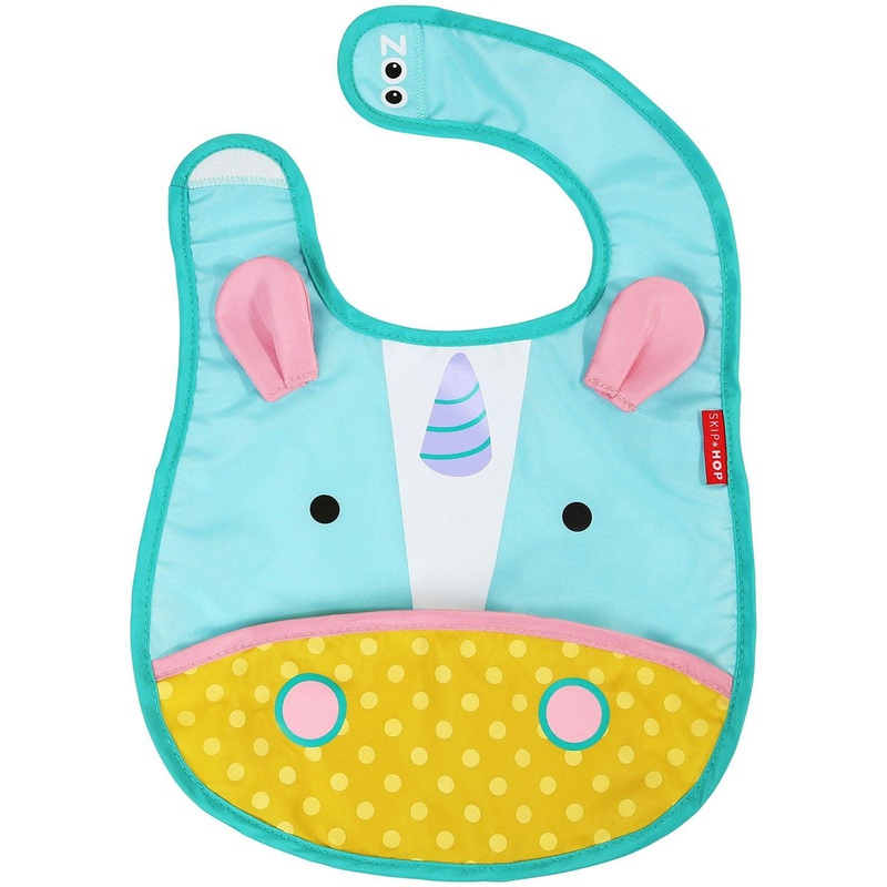 Skip Hop Zoo Tuck-Away Bib – Unicorn