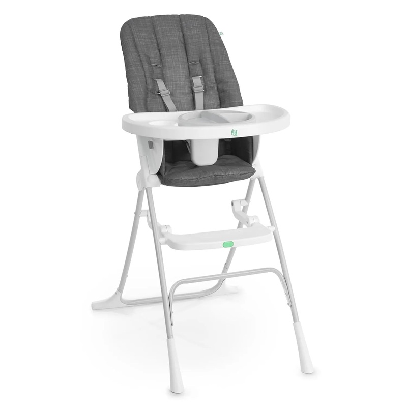 Sun Valley Compact Folding High Chair  Sleek Gray