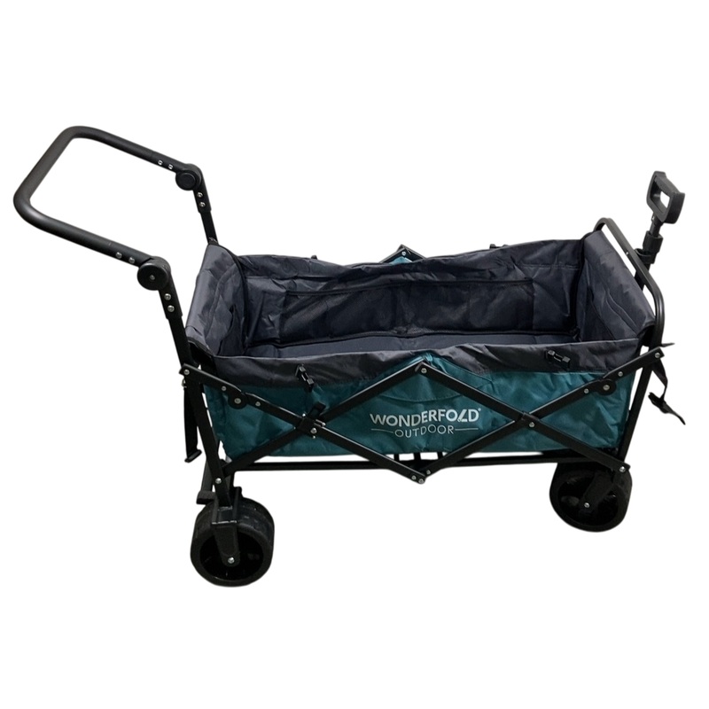 Wonderfold S3 Outdoor Utility Wagon, Hunter Green & Gray