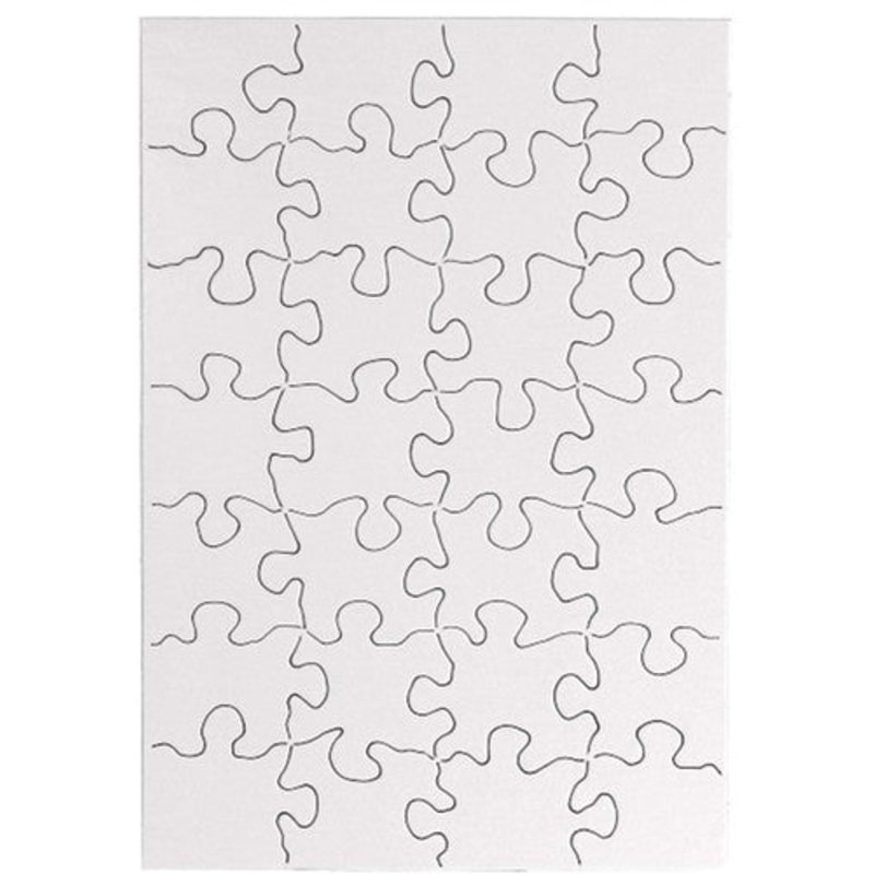 Compoz-A-Puzzle, 5 1/2″ x 8″ Rectangle, 28 pieces