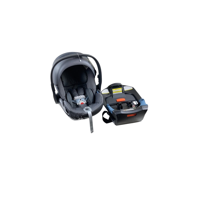 Cybex Cloud Q Infant Car Seat with SensorSafe, 2021, Simply Flowers Grey