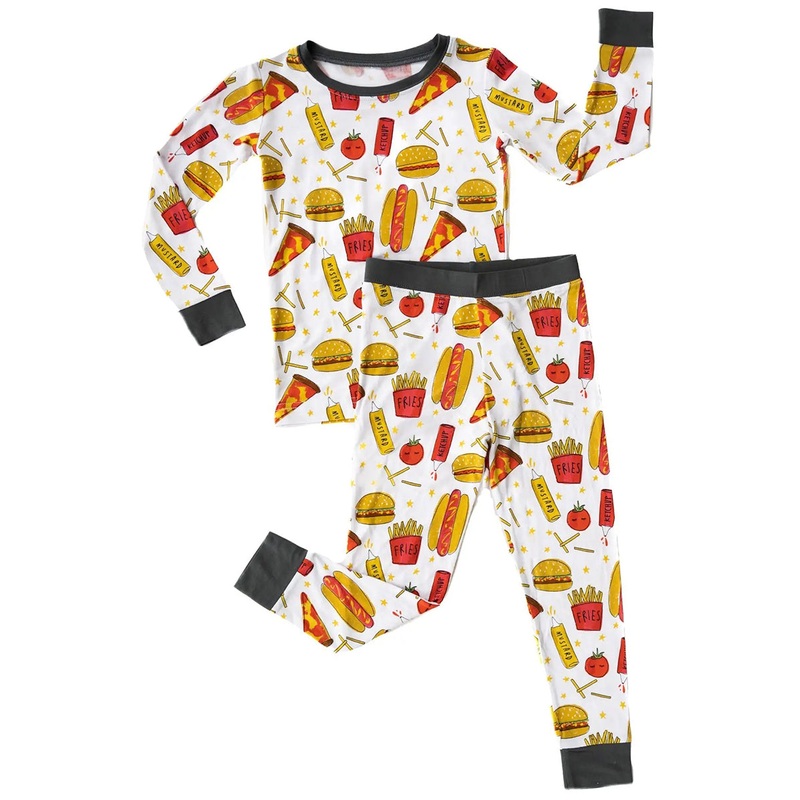 Little Sleepies Two-Piece Bamboo Viscose Pajama Set – Fast Foodie, 2T