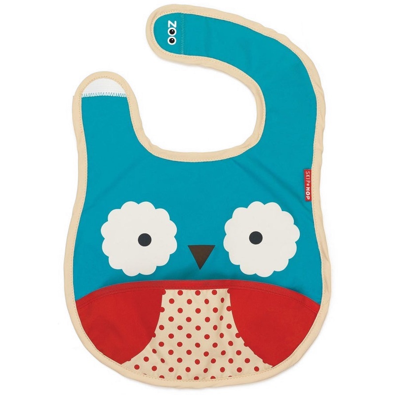 Skip Hop Zoo Tuck-Away Bib – Owl