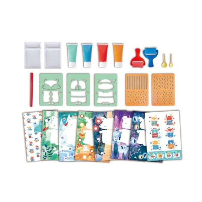Sponge Painting Fun Activity Paint Set