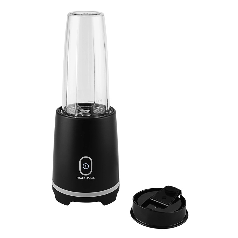 Black Single-Serve Blender with Travel Lid, 16 oz