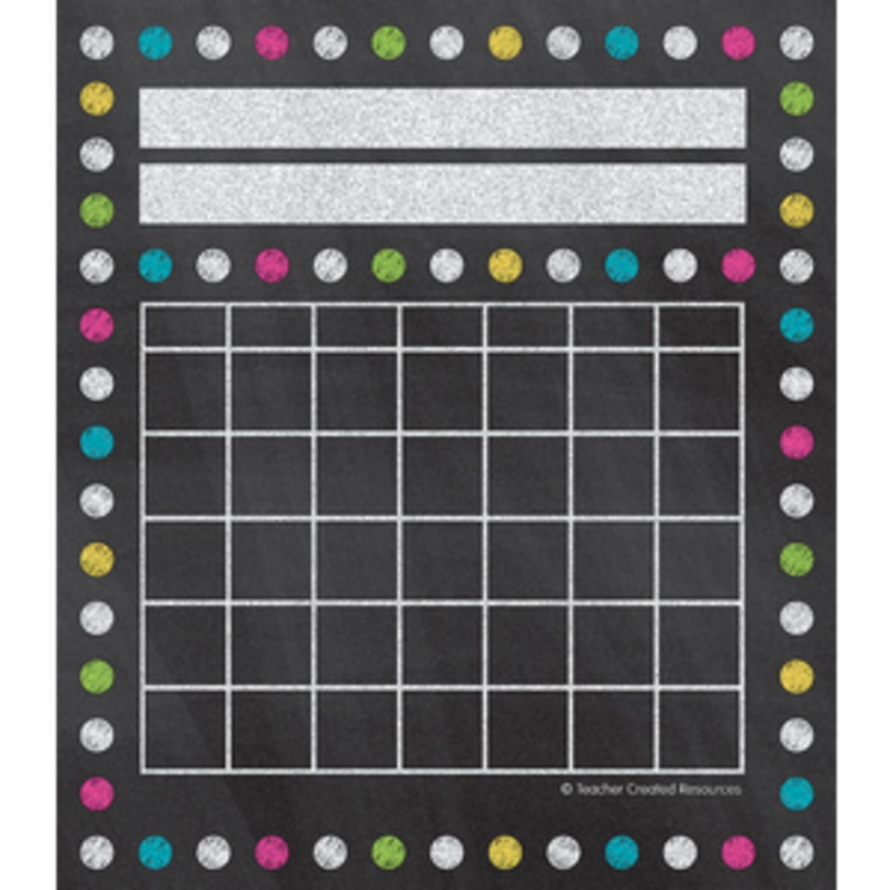 Chalkboard Brights Incentive Charts