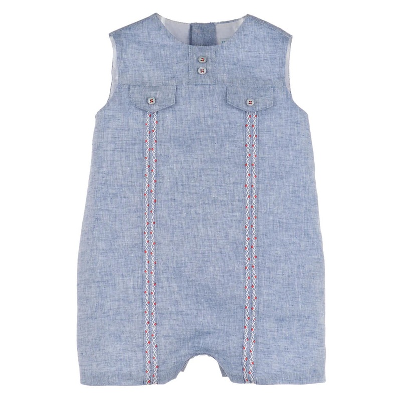 Flap Pockets Romper 6M