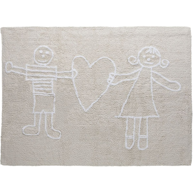 Lorena Canals Solidary Rug – Beige (4′ x 5′ 3″)