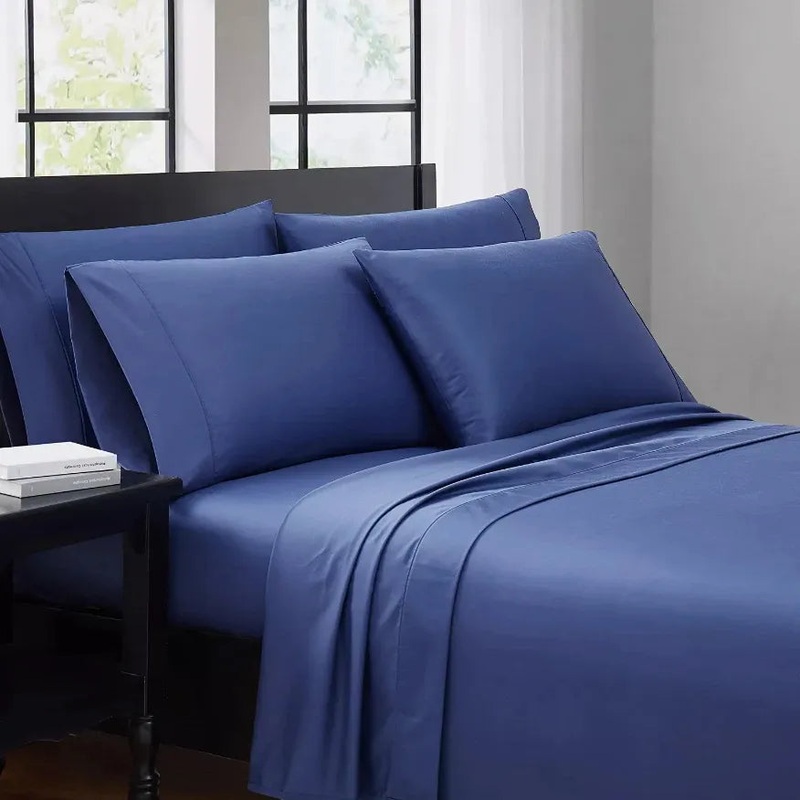 Signature 6-Piece Sheet Set 680 Thread Count  – Full Size, Navy
