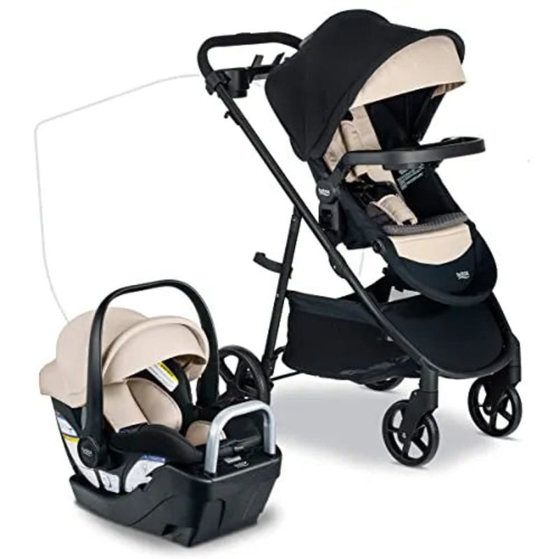 Willow Brook S+ Baby Travel System – Sand Onyx