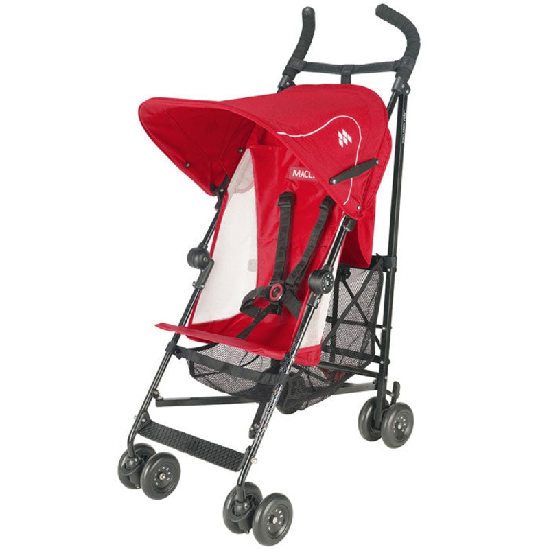 Maclaren Volo Stroller – Scarlet with Scarlet Hood
