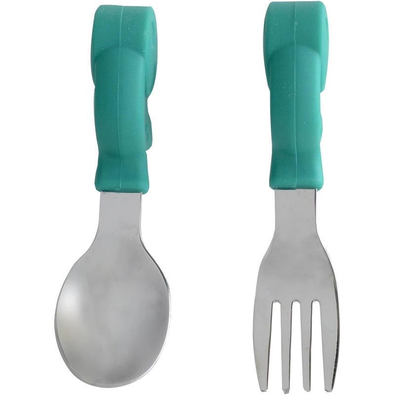 Marcus & Marcus Palm Grasp Spoon & Fork Set Ollie the Elephant