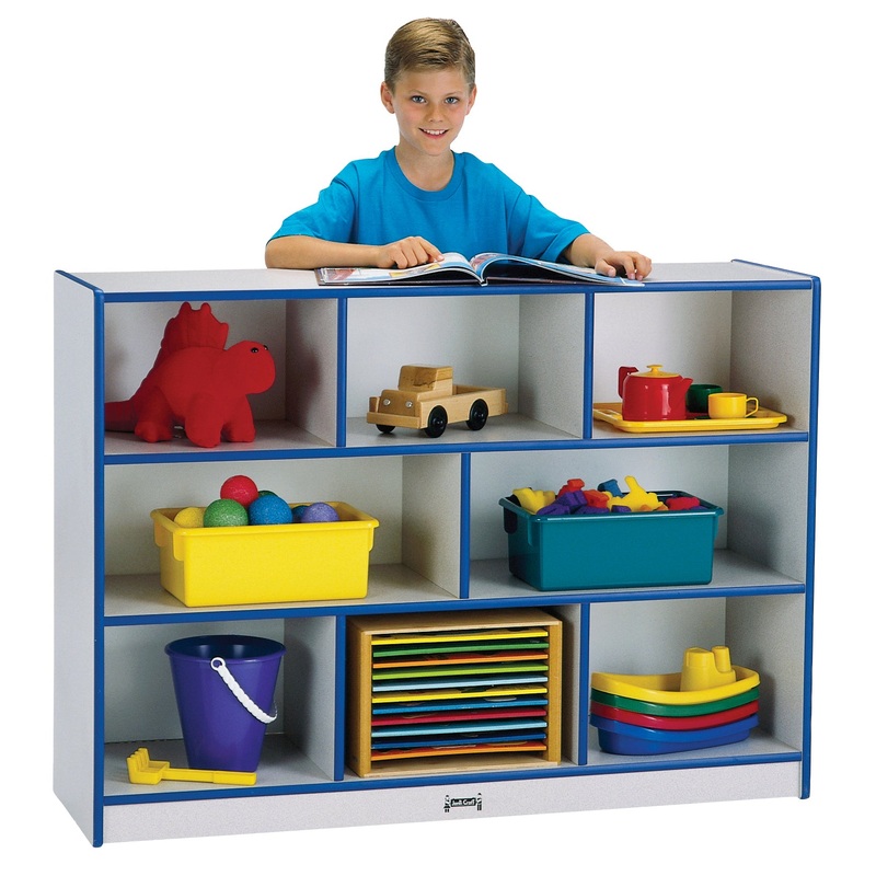 Rainbow Accents Super-Sized Single Mobile Storage Unit – Black