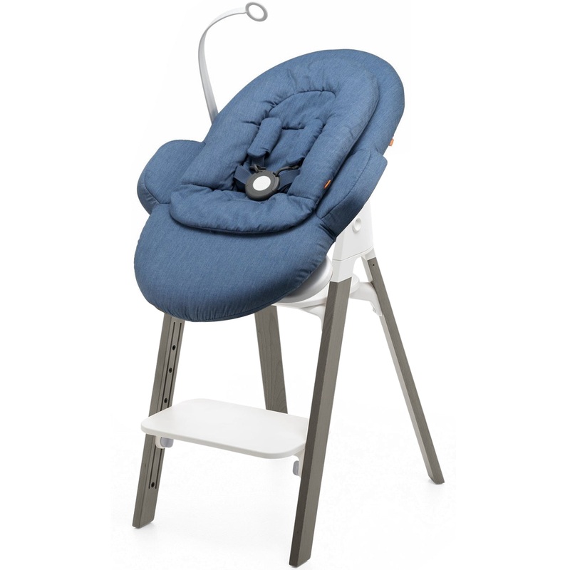 Stokke Steps Newborn Bouncer Seat – Hazy Grey/Blue
