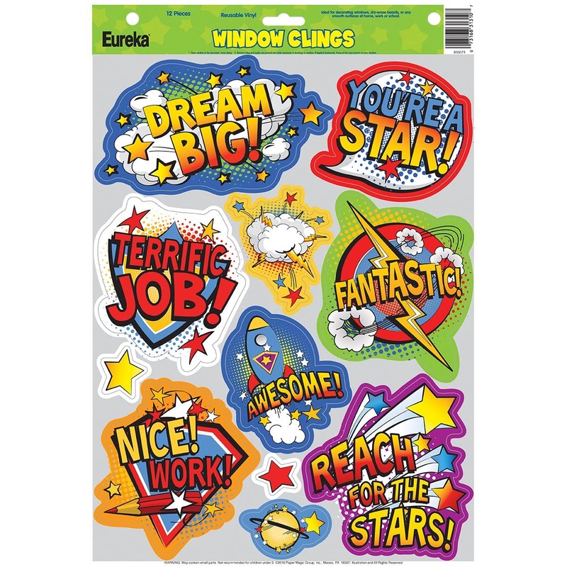 Super Class Window Clings
