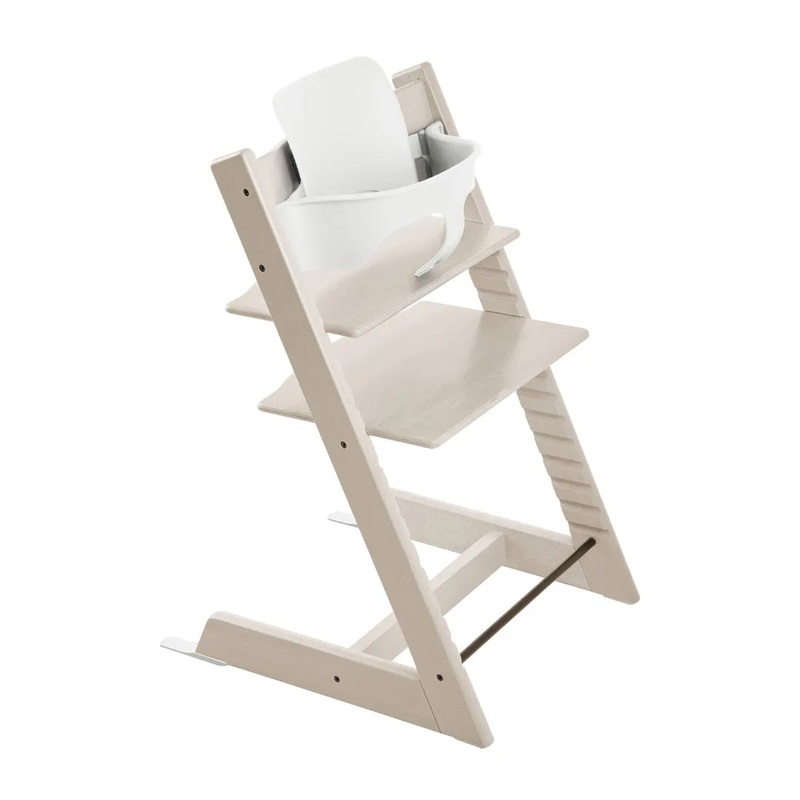 Tripp Trapp High Chair with Baby Set –  Whitewash (See Description)