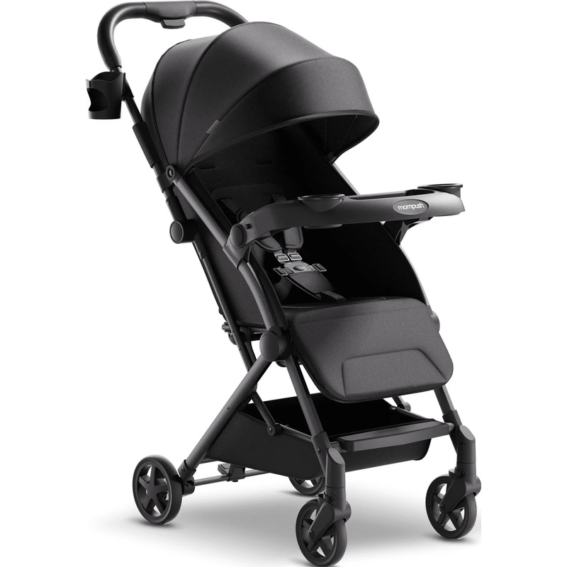 Lithe V2 Lightweight Stroller with Snack Tray – Black (See Description)