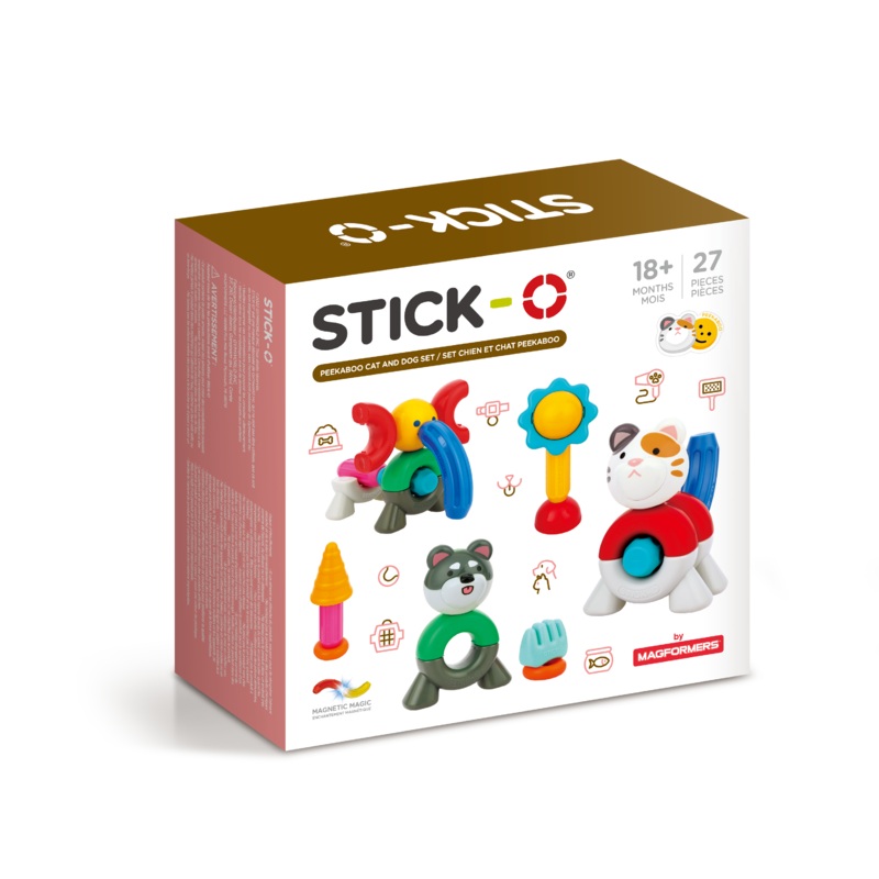 Magformers Peekaboo Dog and Cat 27pc