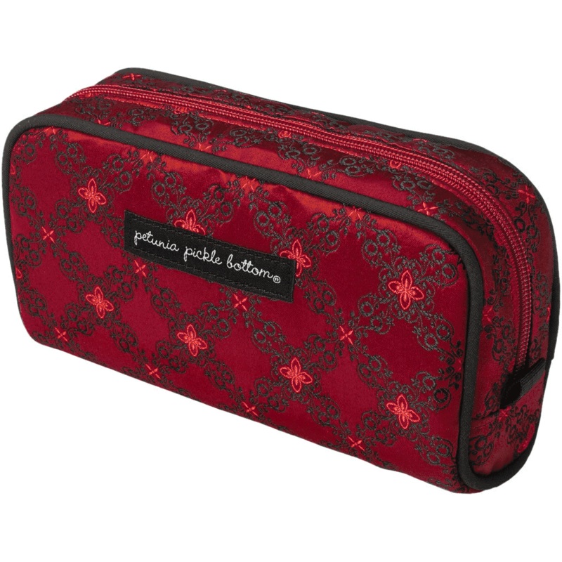 Petunia Pickle Bottom Powder Room Case in Spiced Crimson Roll